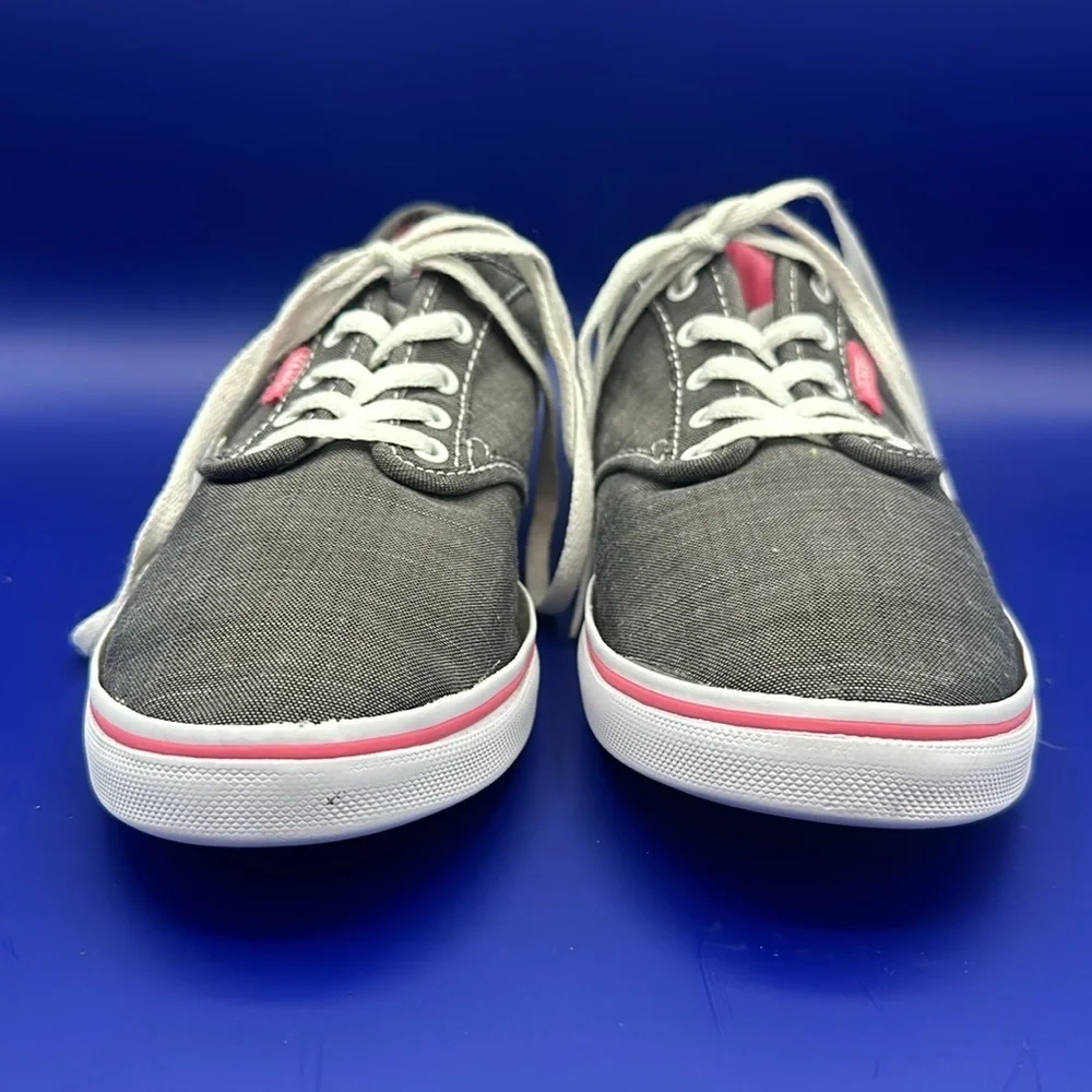 Vans Off The Wall Gray Low Top Shoes Sneakers Women's Size 7